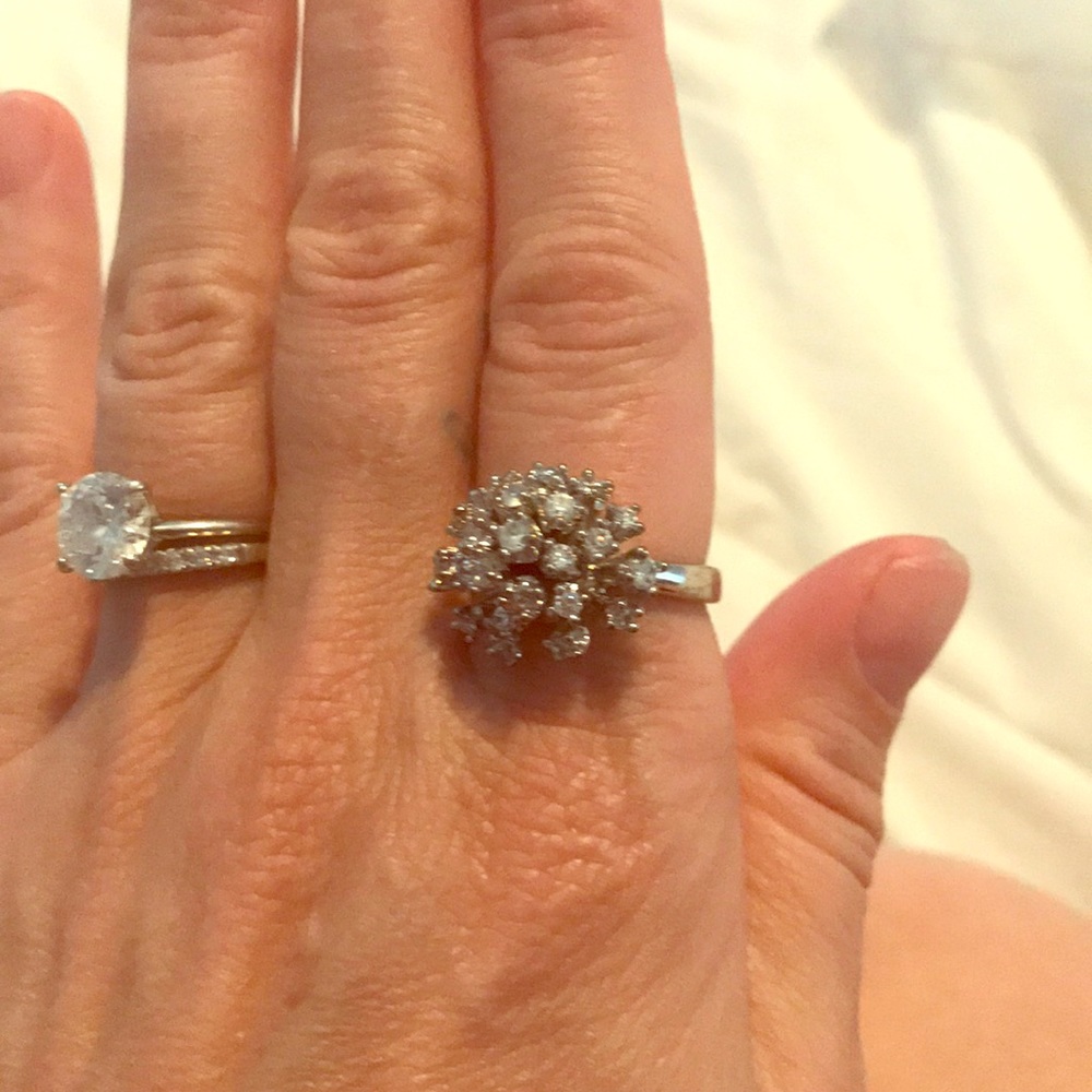 Diamond cluster ring